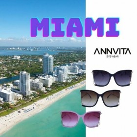 ｜ANNVITA EYEWEAR｜浪漫之都 Maimi｜太陽眼鏡+精緻禮盒組｜